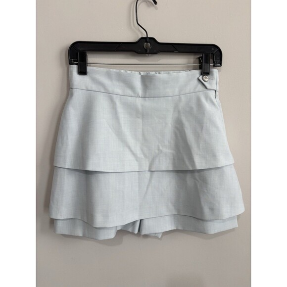 Maje Isalia Tiered Mini Shorts Skort Size 38 - Picture 1 of 4